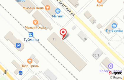 Магазин стройматериалов Северный на карте