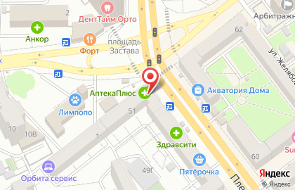 Аптека Апрель в Воронеже на карте