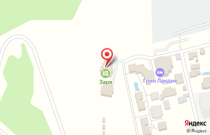 База отдыха Заря на Бирюзовой улице на карте