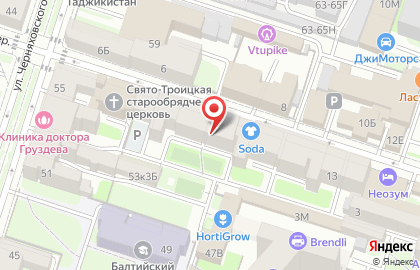 Торгово-сервисный центр КомПом в Транспортном переулке на карте