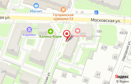 Строящиеся объекты, ЗАО Строительное управление-5 на Большой Московской улице на карте