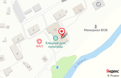 Елецкий дом культуры на карте