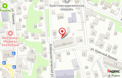 Красноармейский на улице Красной Армии на карте