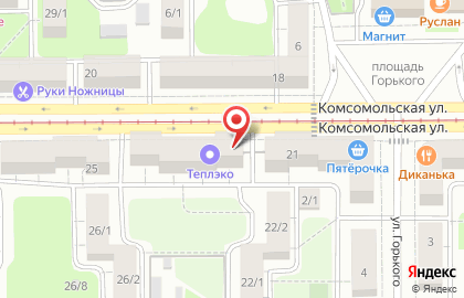 Уральское подворье в Ленинском районе на карте