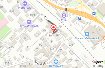 Лилия на улице Одоевского на карте