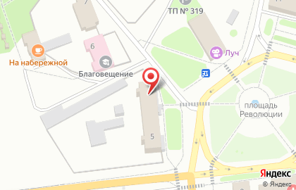 Почта России, АО на площади Революции на карте