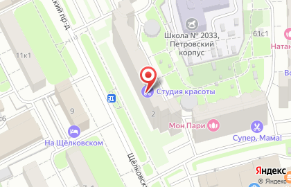 Школа программирования и робототехники для детей Пиксель в Щёлковском проезде на карте