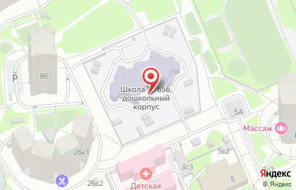 Школа №656 им. А.С. Макаренко с дошкольным отделением в Москве на карте