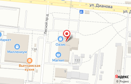 Фитнес-клуб Эдем в Кировском районе на карте