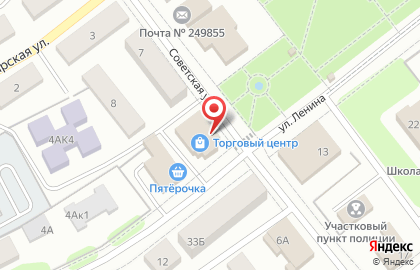 Супермаркет Дикси на Советской улице на карте