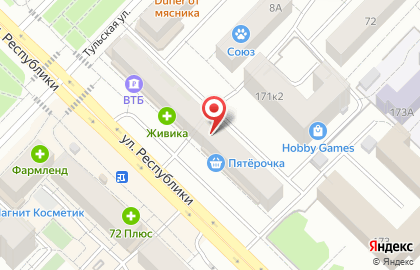 Общественная организация утверждения и сохранения трезвости Трезвая Тюмень на карте