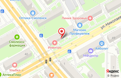 Магазин зоотоваров Лапочка на улице Николаева на карте