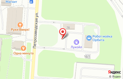 АЗС Лукойл на Петрозаводской улице на карте