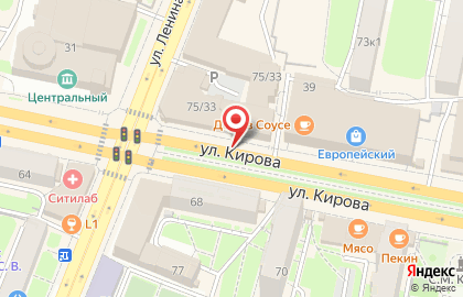 ОАО Банкомат, АКБ Связь-Банк на улице Кирова на карте