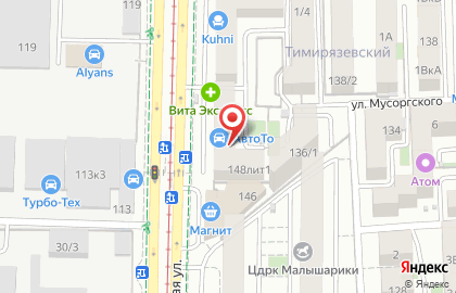 Автошкола Ника на Московской улице на карте