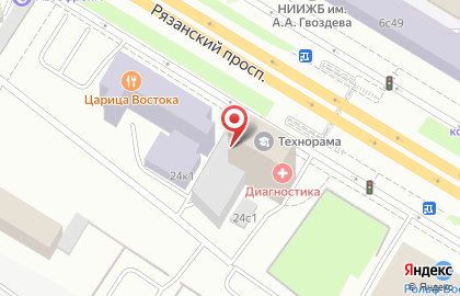 Кафе Сова в Москве на карте