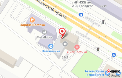 Кафе Сова в Москве на карте