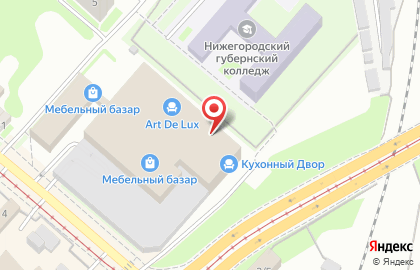 Мебельный салон От и до в Нижнем Новгороде на карте