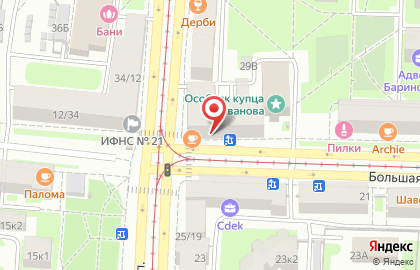 Салон Невская Оптика Вижен Сервис на Большой Пороховской улице на карте