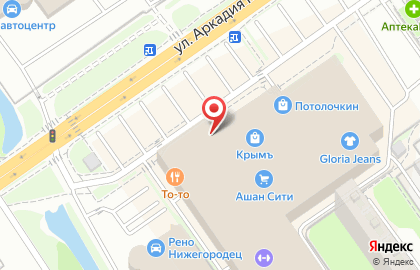 Салон Tele2 в Автозаводском районе на карте