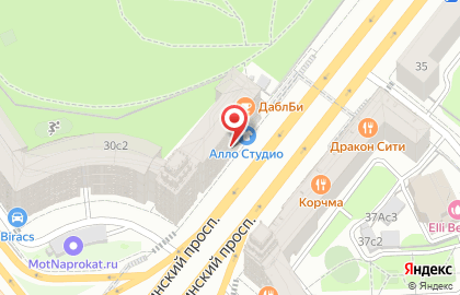 Мини-отель Shelter-Hotels на Ленинском проспекте на карте