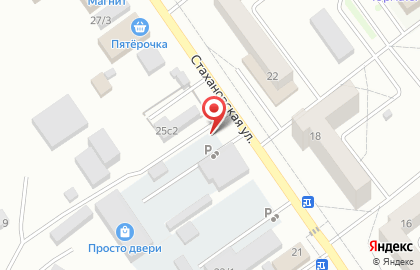 Автостоянка в Уфе на карте