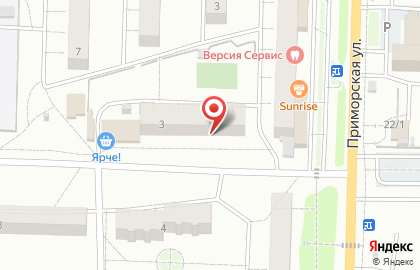Ярче! на улице Динамовцев на карте