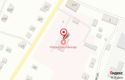 Республиканский наркологический диспансер на Центральной улице на карте