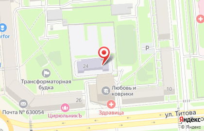 Детский сад №242 Елочка, комбинированного вида на площади Карла Маркса на карте