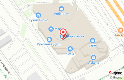 Фирменный магазин стальных дверей Torex на улице Бутаково на карте
