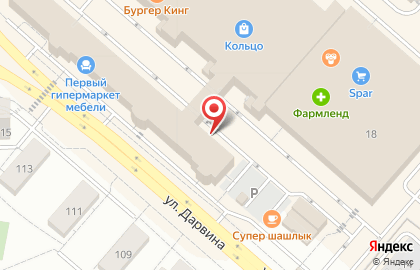 Мебельный салон Дарина в Советском районе на карте