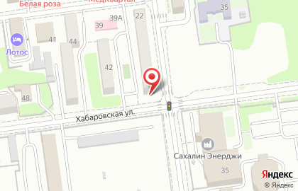 Звезда на Хабаровской улице на карте