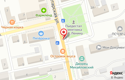 Магазин цветов на улице Октябрьская на карте