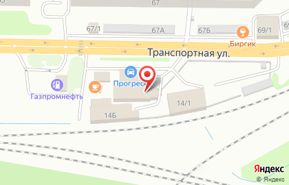 СТО Прогресс на Транспортной улице на карте