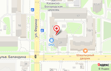 Уфимский филиал Банкомат, АК БАРС БАНК в Калининском районе на карте