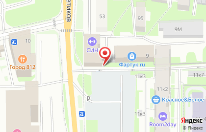 Магистраль на проспекте Энергетиков на карте