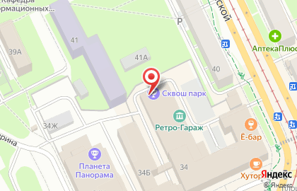 Активные Игровые Пространства на карте