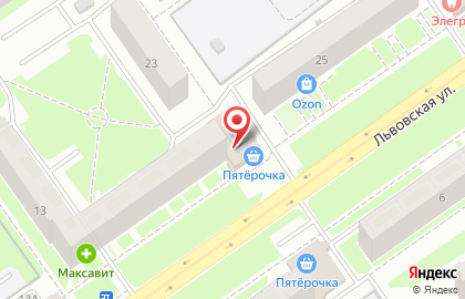 Денежка. Народные Займы на Львовской улице на карте