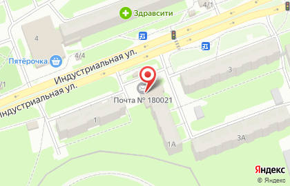 Почта России в Пскове на карте