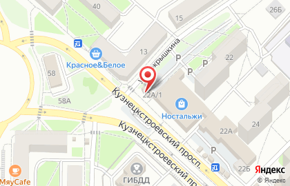 Магазин Огород в Центральном районе на карте