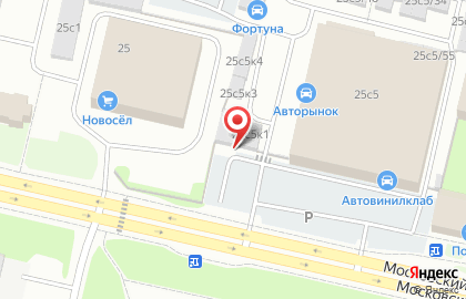 Автокафе на Московском проспекте на карте