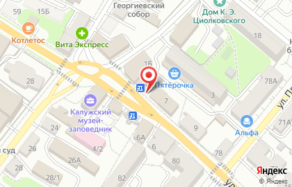 Ветеринарная аптека Кот и Пёс на улице Пушкина на карте