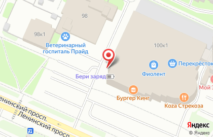 Мастерская бытовых услуг Сапожник и Ключник на Ленинском проспекте на карте