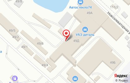 Торговая фирма Дорога 74 на Новоэлеваторной улице на карте
