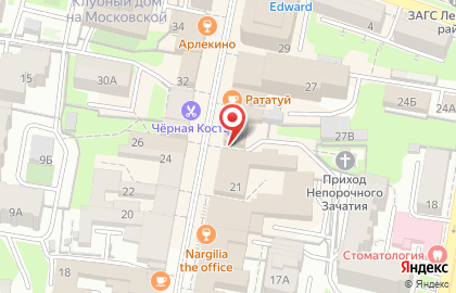 Рекламное агентство АТ-Меди на Московской улице на карте