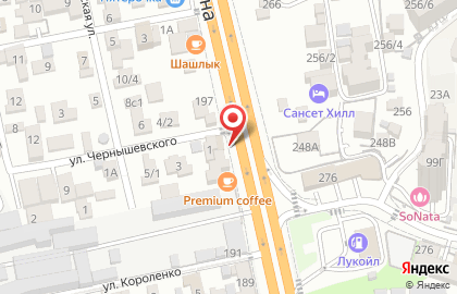 Продуктовый магазин в Сочи на карте