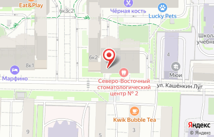 Медицинская компания Инвитро на улице Кашёнкин Луг на карте