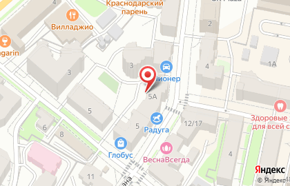 Продвижение на улице Баумана на карте