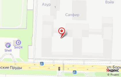 Mr.cap на улице Борисовские Пруды на карте