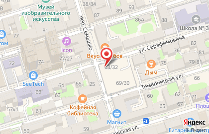 Магазин тканей в Ростове-на-Дону на карте